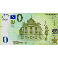 0 Euro Biljet Satne Divadlo Kosice